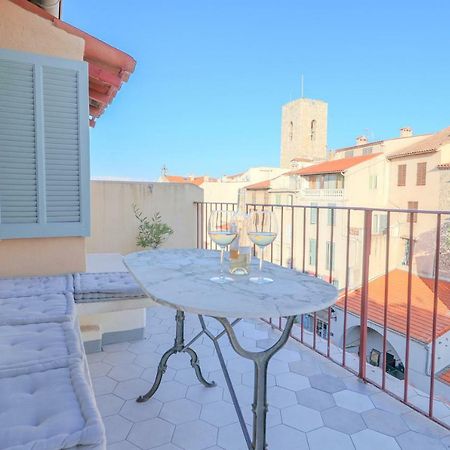 Clt - Unique Duplex & Terrace On The Provencal Market อองทีบส์ ภายนอก รูปภาพ